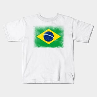 Brazil Flag Kids T-Shirt